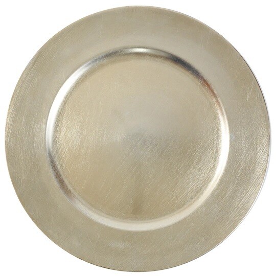 Champagne Charger Plate