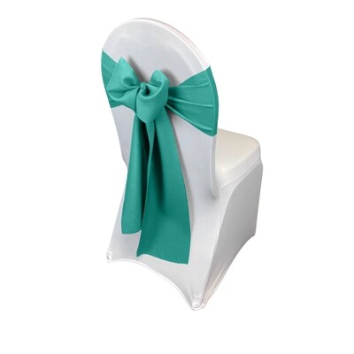 Tiffany Blue Polyester Chair Sash/Tie