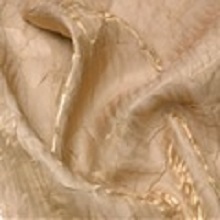 Champagne Gold Crushed Iridescent Satin Linens