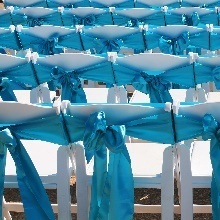 Satin Chair Sashes/Ties