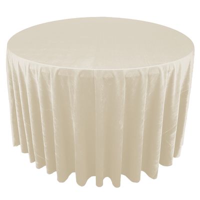 Ivory Premium Velvet Linens