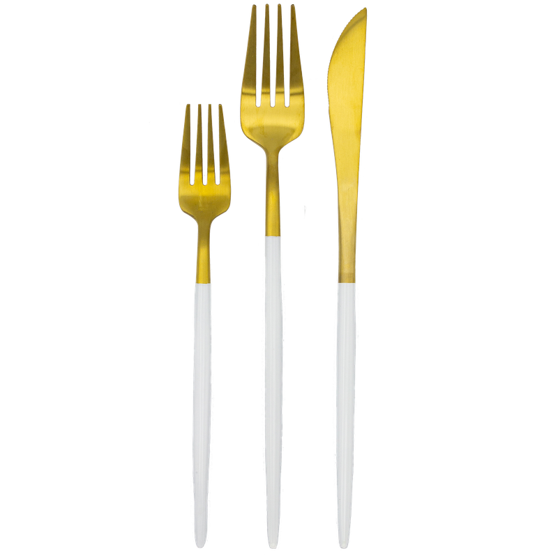 White & Gold