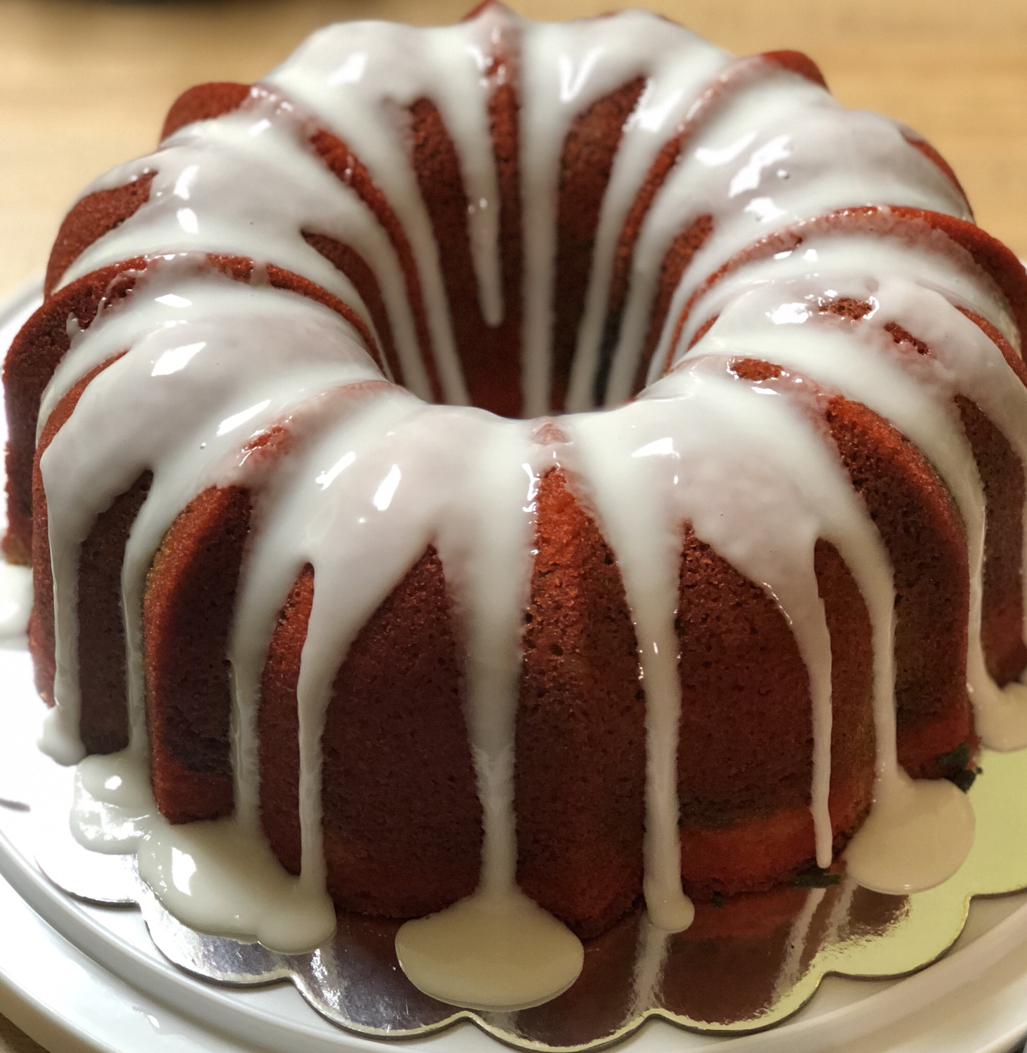 Lemon Rainbow Bundt Cake