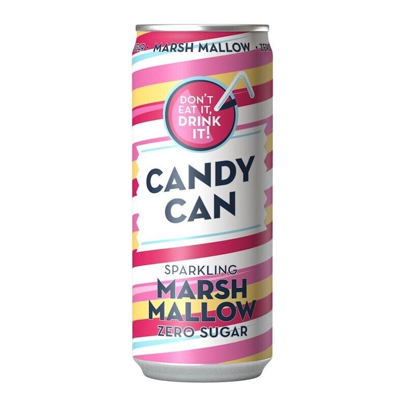 Candy Can Sparkling Marshmallow Zero Sugar 330ml