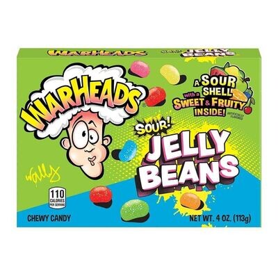 Warheads Sour Jelly Beans 113 gr