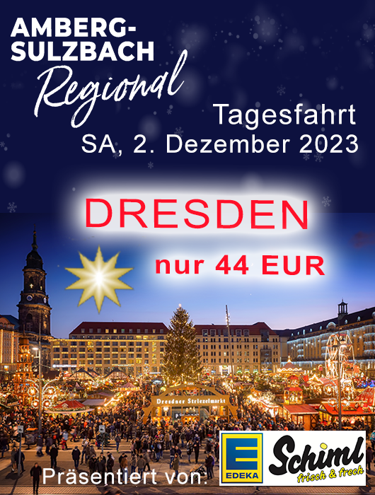 Tagesfahrt DRESDNER Striezelmarkt - Sa., 2. Dezember 2023