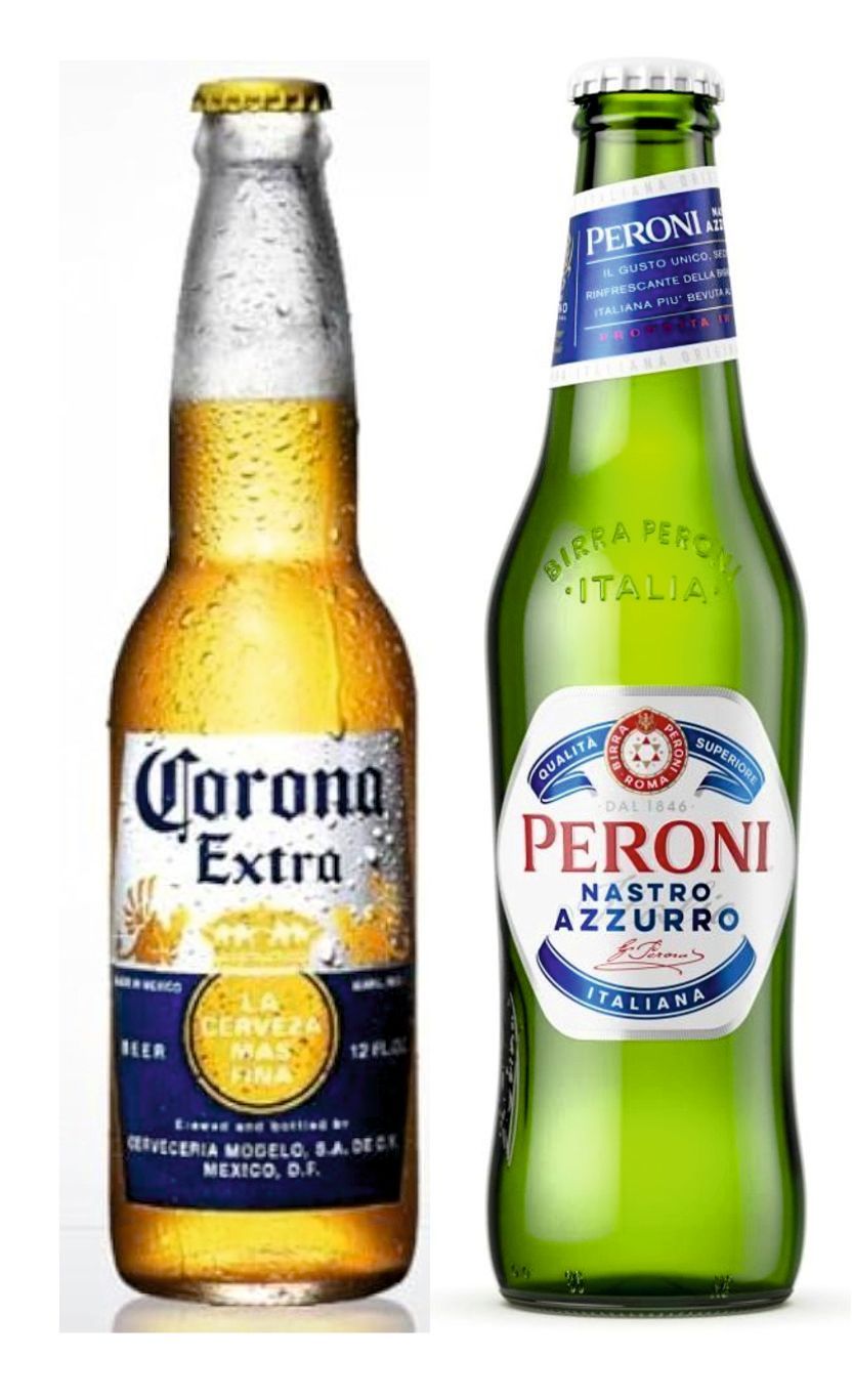 5 Bottles of Peroni & 5 Bottles of Corona Beer