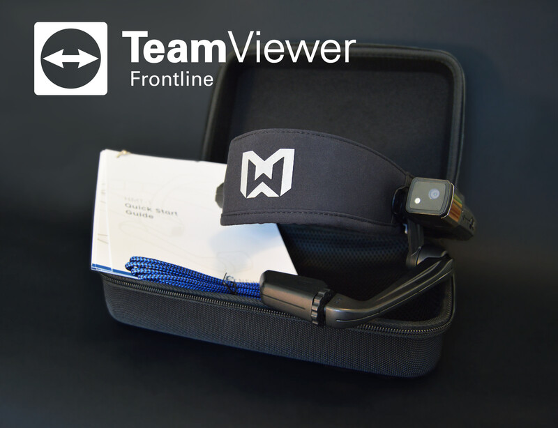 RealWear HMT-1 Starter Kit WITH 2 USERS FULL TeamViewer Frontline Licenses for 1 YEAR