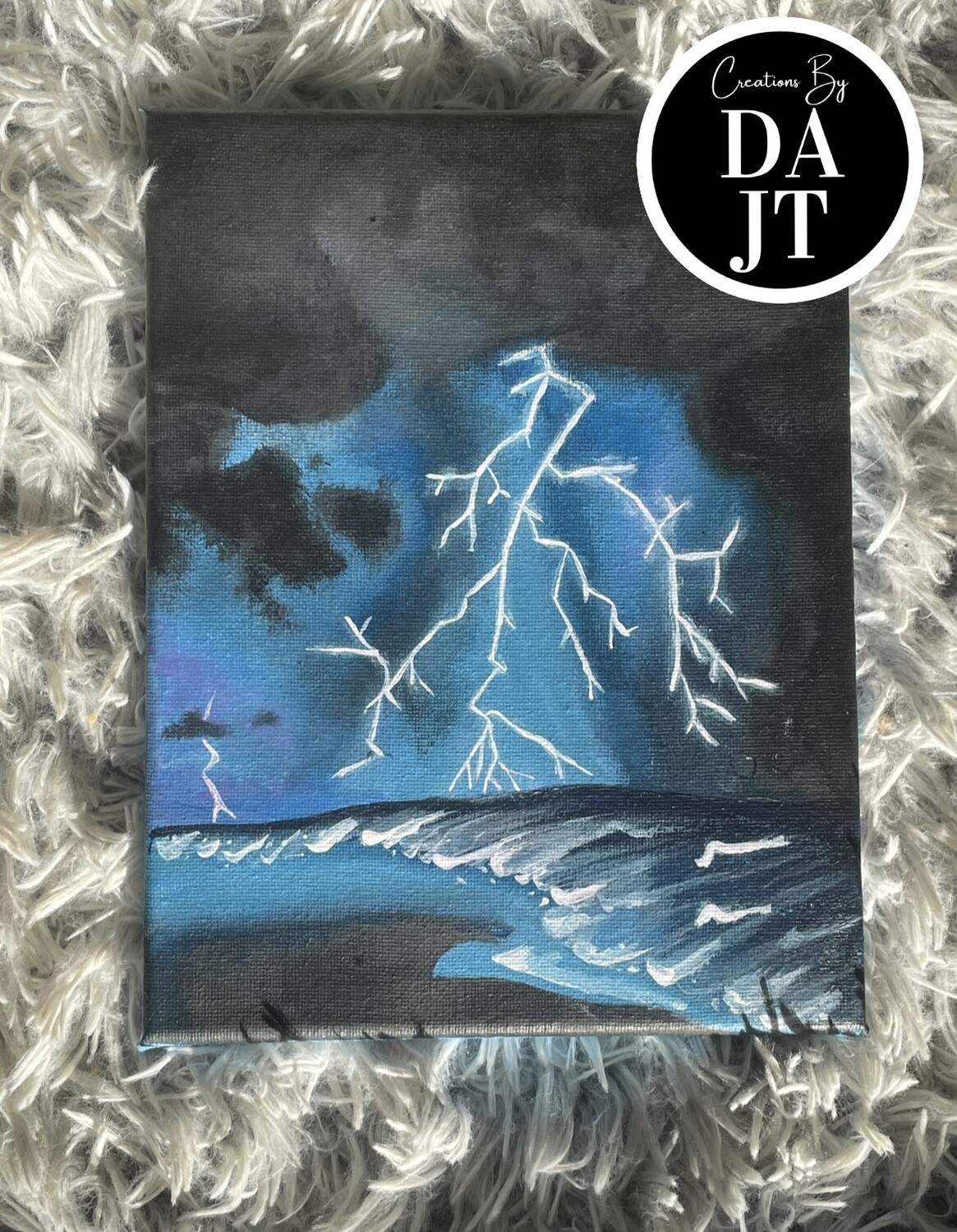 “Can You Hear Me?”: 5x7 Canvas Painting