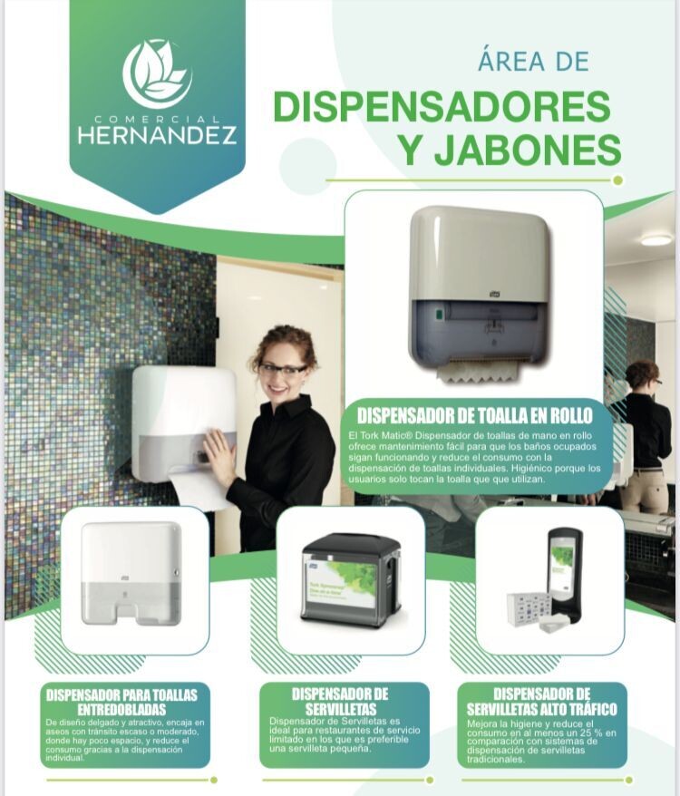 Dispensadores y Jabones