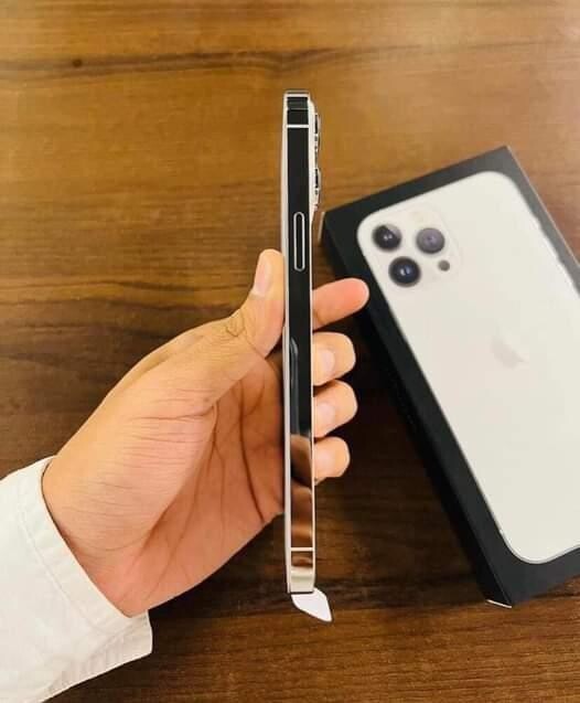 iPhone 13 Pro Max white come with all accessories box