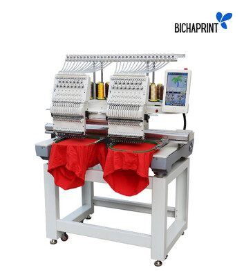 Cap and T-shirt embroidery machine Lj - 1502 CSL - 15 colors - 2 heads - Commercial Edition