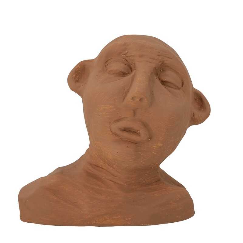 Statuette "Tex Déco, Rouge, Terre cuite "