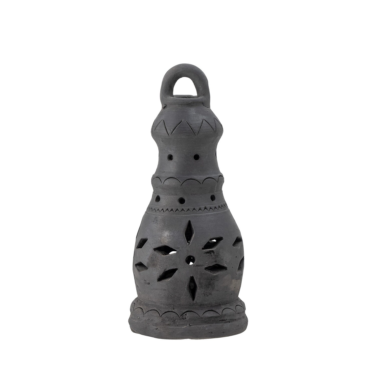 Cloche déco, Marron, Terre cuite - Loane