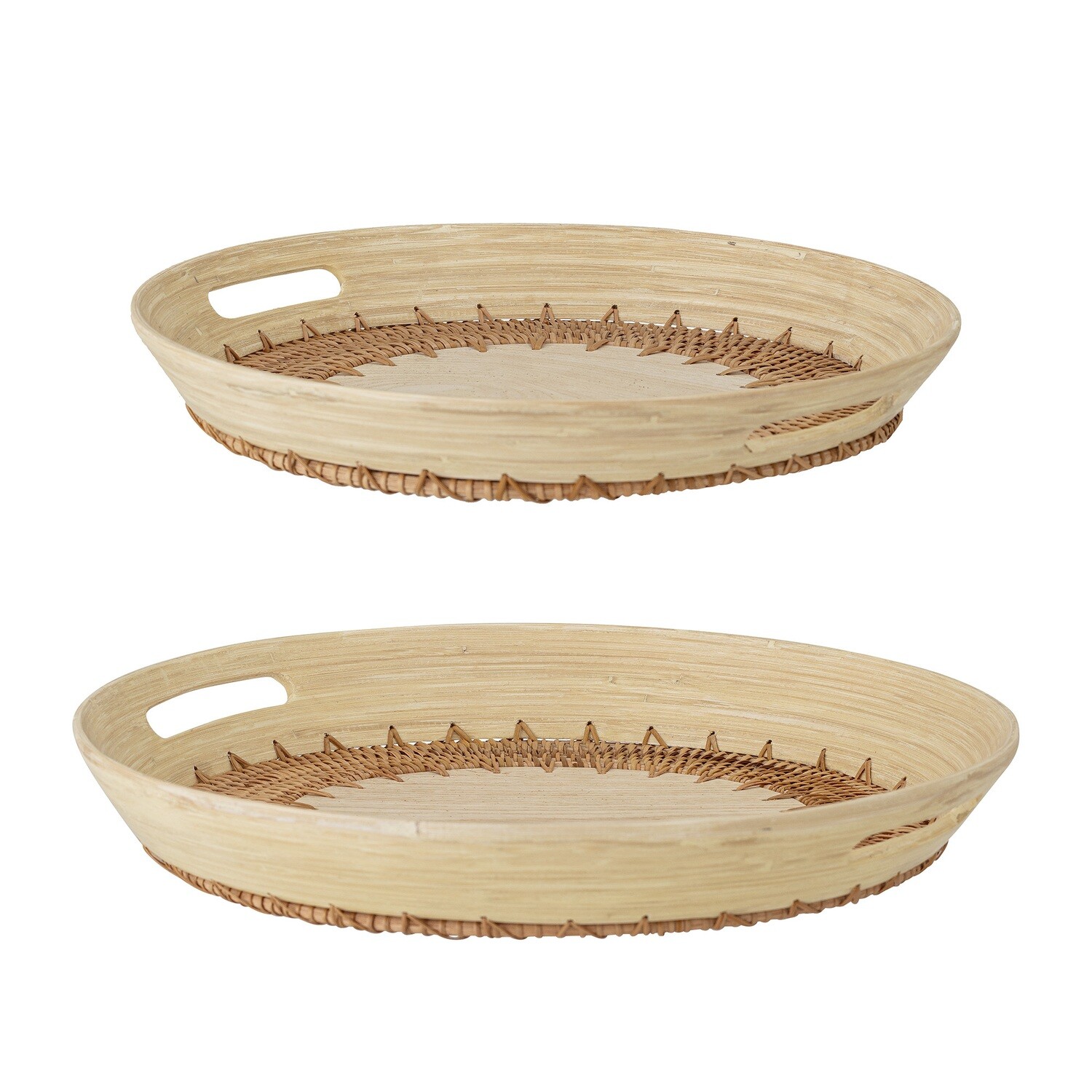 Plateau de service, Nature, Bambou : Lany - Set of 2
