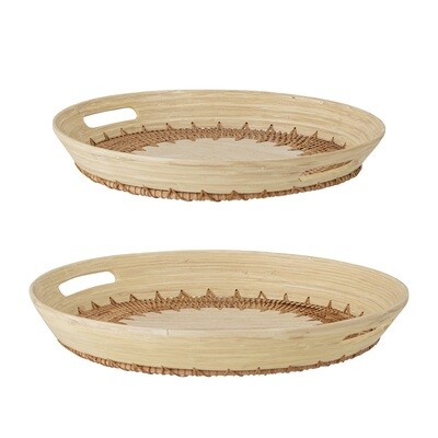 Plateau de service, Nature, Bambou : Lany - Set of 2 Plateau de service, Nature, Bambou : Lany - Set of 2
