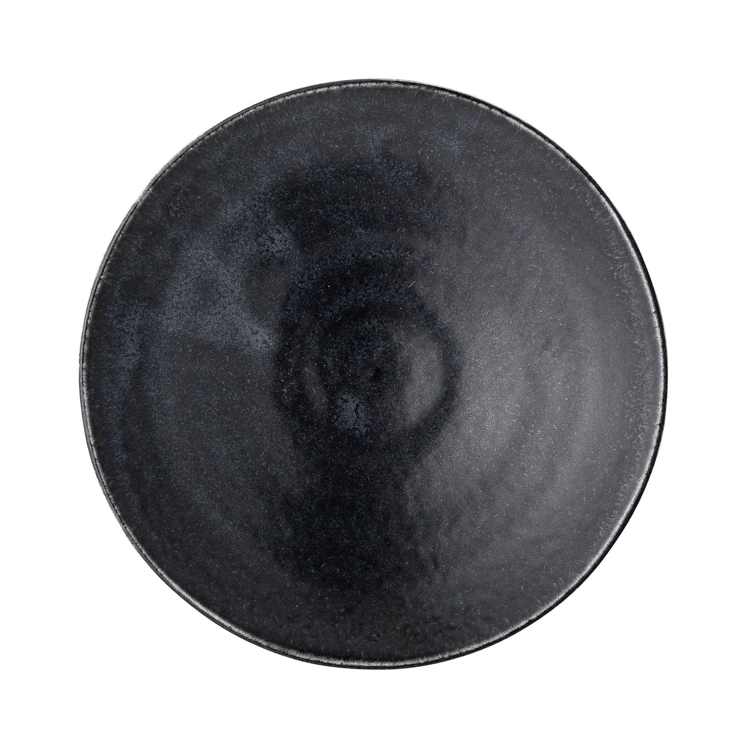 Assiette Noire, Porcelaine - Yoko set de 4
