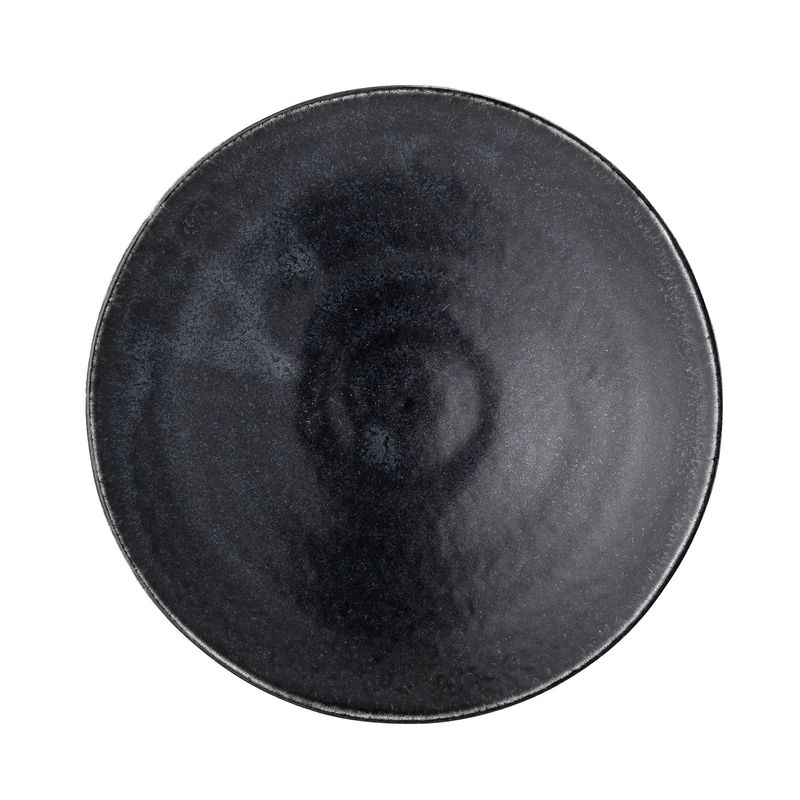 Assiette Noire, Porcelaine - Yoko set de 4