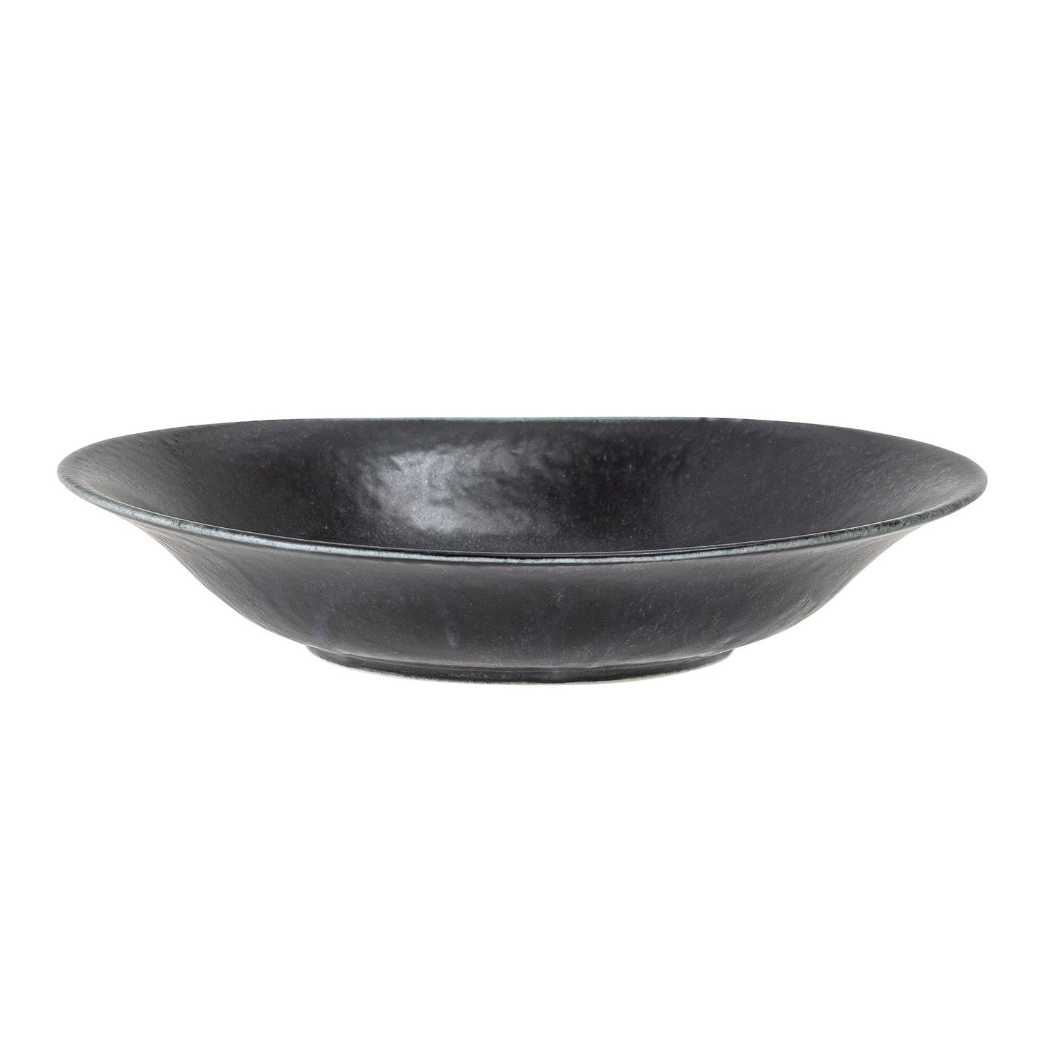 Assiette Creuse, Noir, Porcelaine - Yoko set de 4