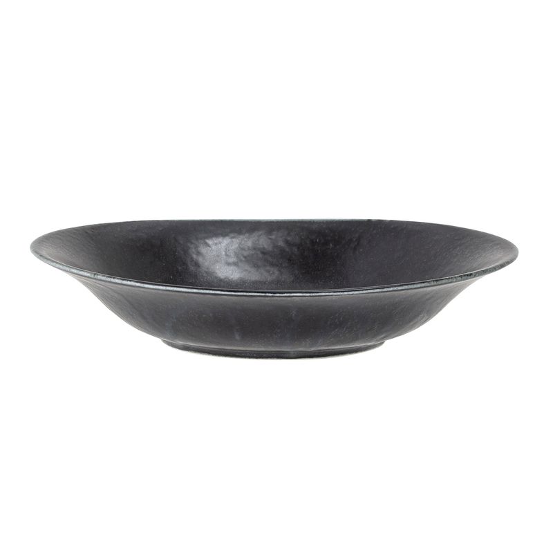 Assiette Creuse, Noir, Porcelaine - Yoko set de 4