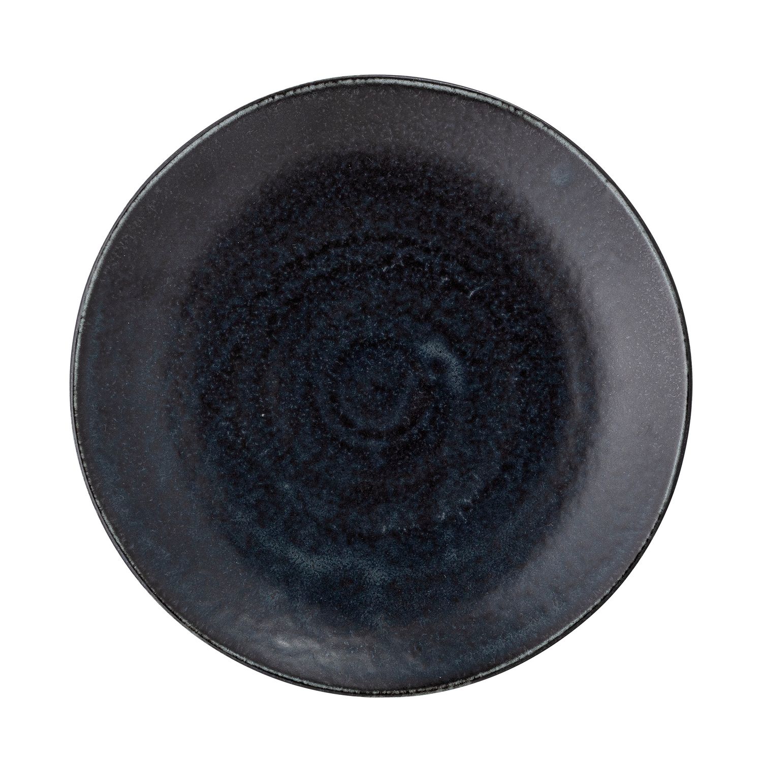 Assiette Noire, Porcelaine - Yoko set de 4
