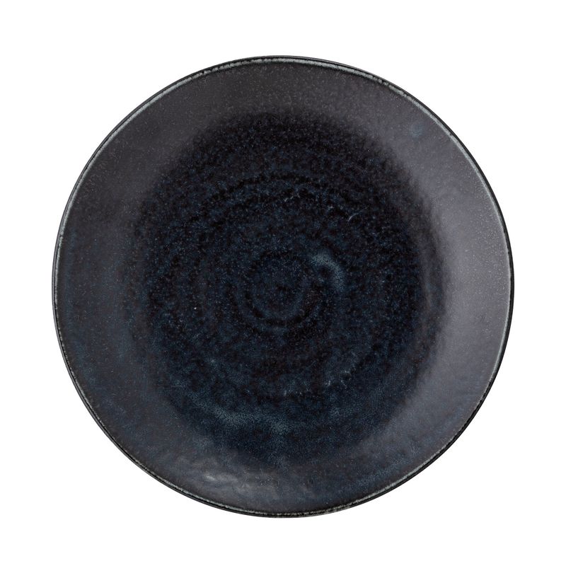 Assiette Noire, Porcelaine - Yoko set de 4