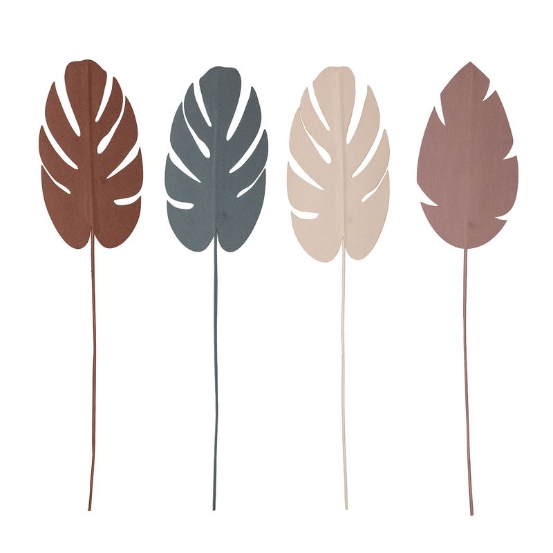 Déco, Branche, Rose, Papier set de 4