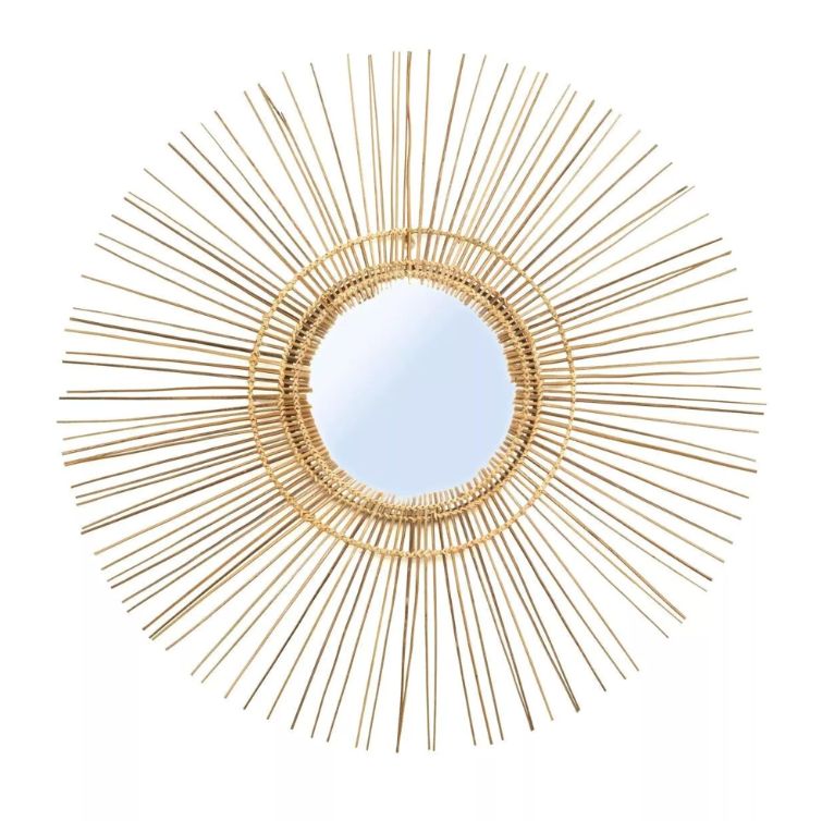 Miroir Tropical - Noir - L