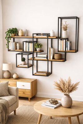 Bibliothèque et étagère