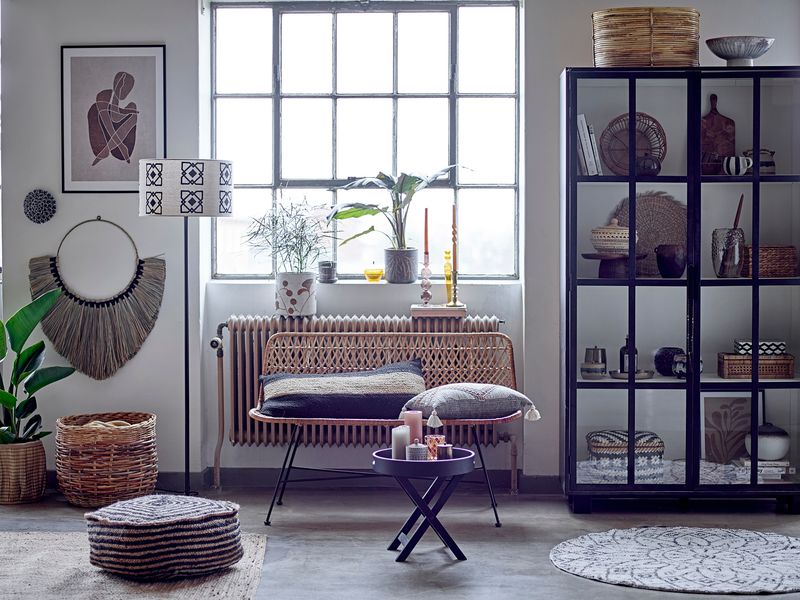 Sofa en Rotin Hallie Bloomingville: PRIX EN BAISSE