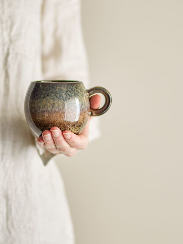 Tasse, Marron, Grès Paula Set de2