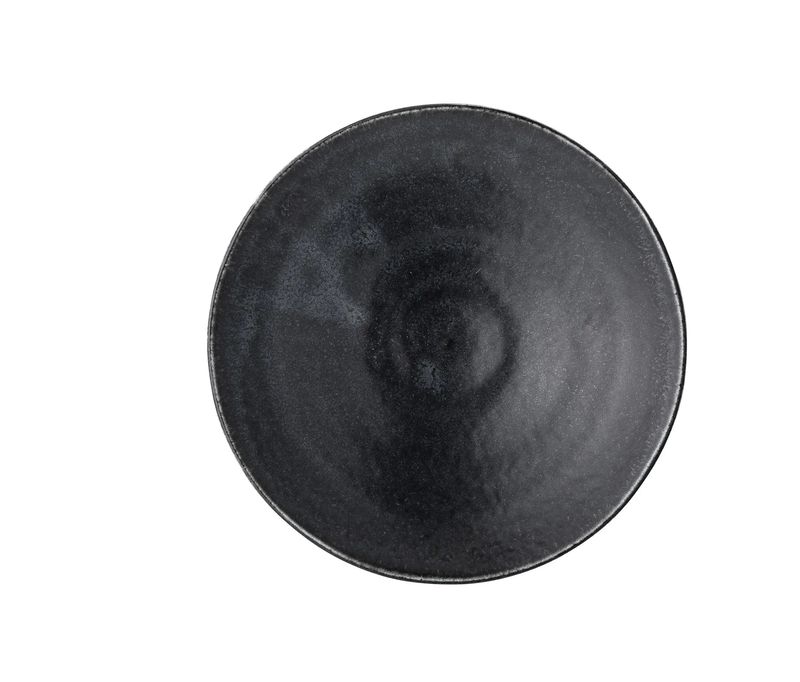 Assiette Yoko noire (PRIX BAS)