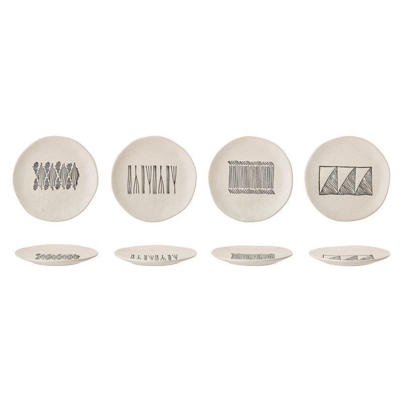 Assiette Eliana Grès noir (PRIX BAS)