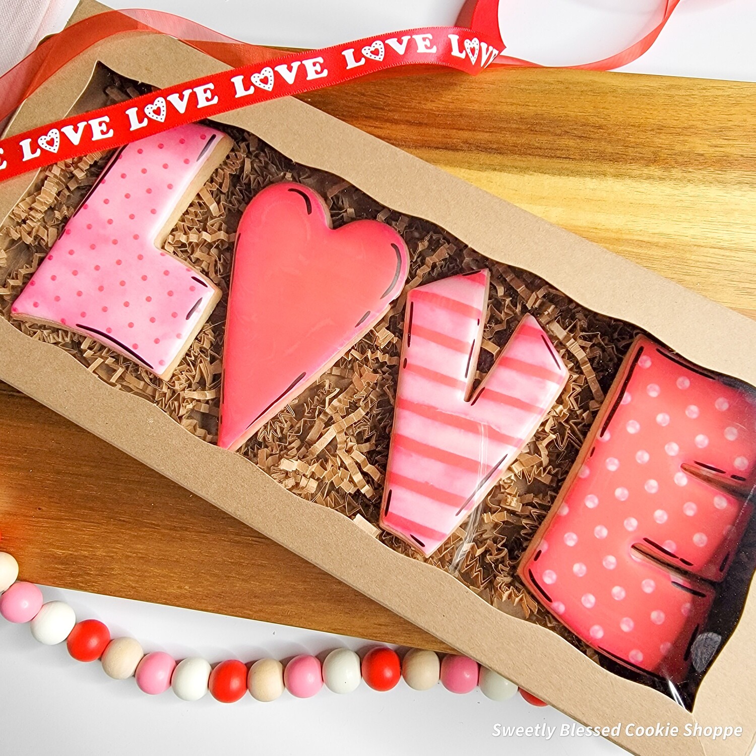 LOVE 4-cookie Set