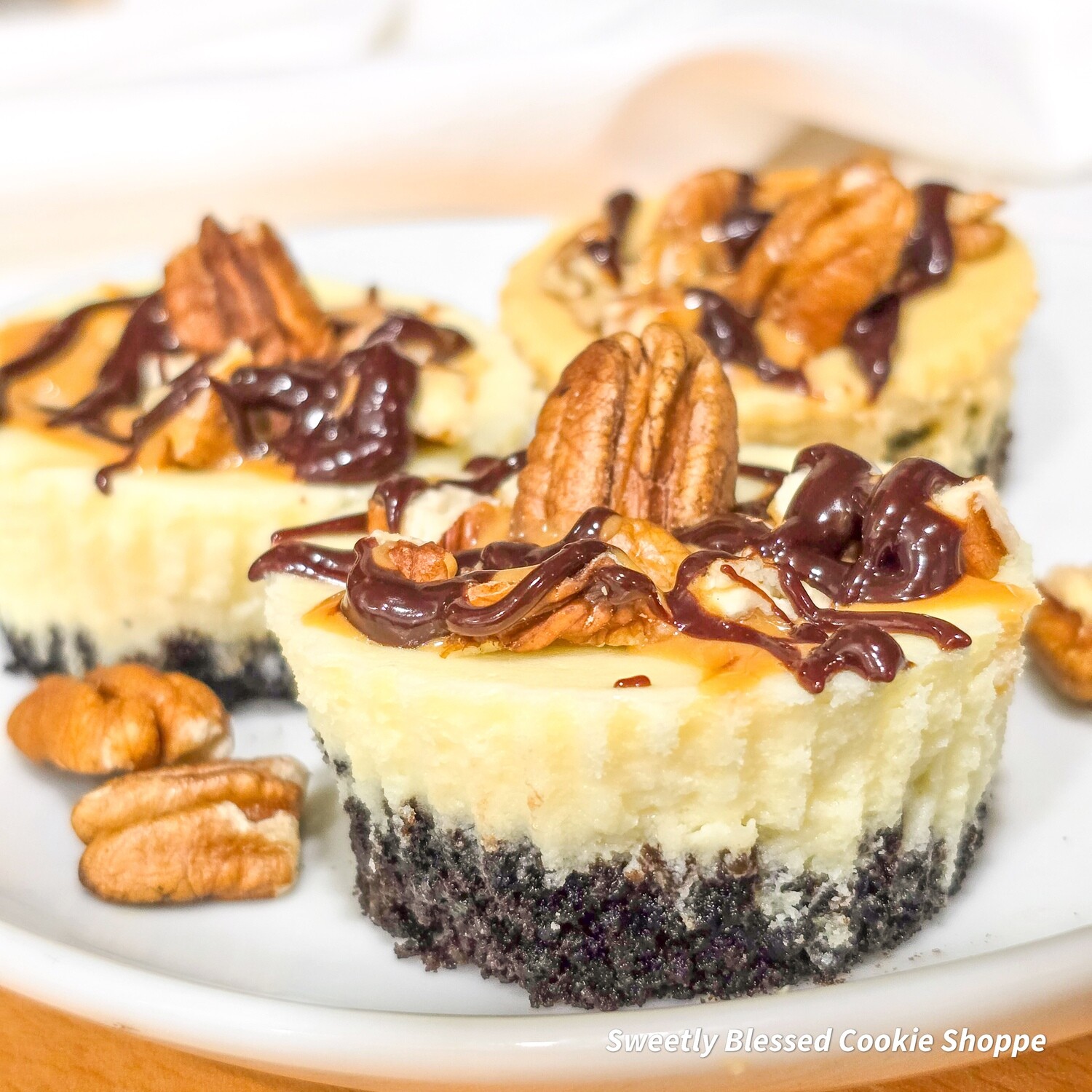 Turtle Temptation Mini Cheesecake