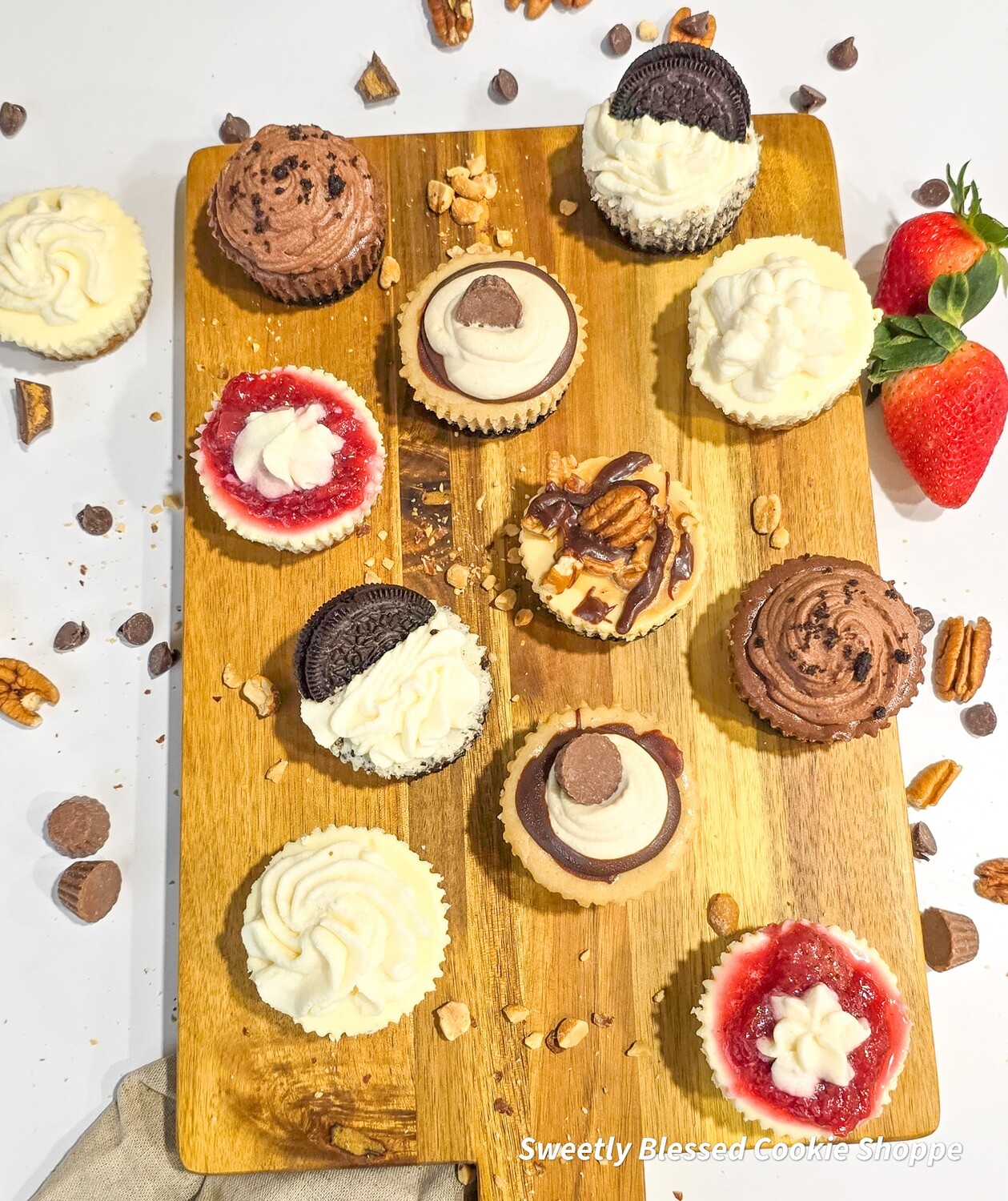 12-pack Assorted Mini Cheesecake (3 Flavors)