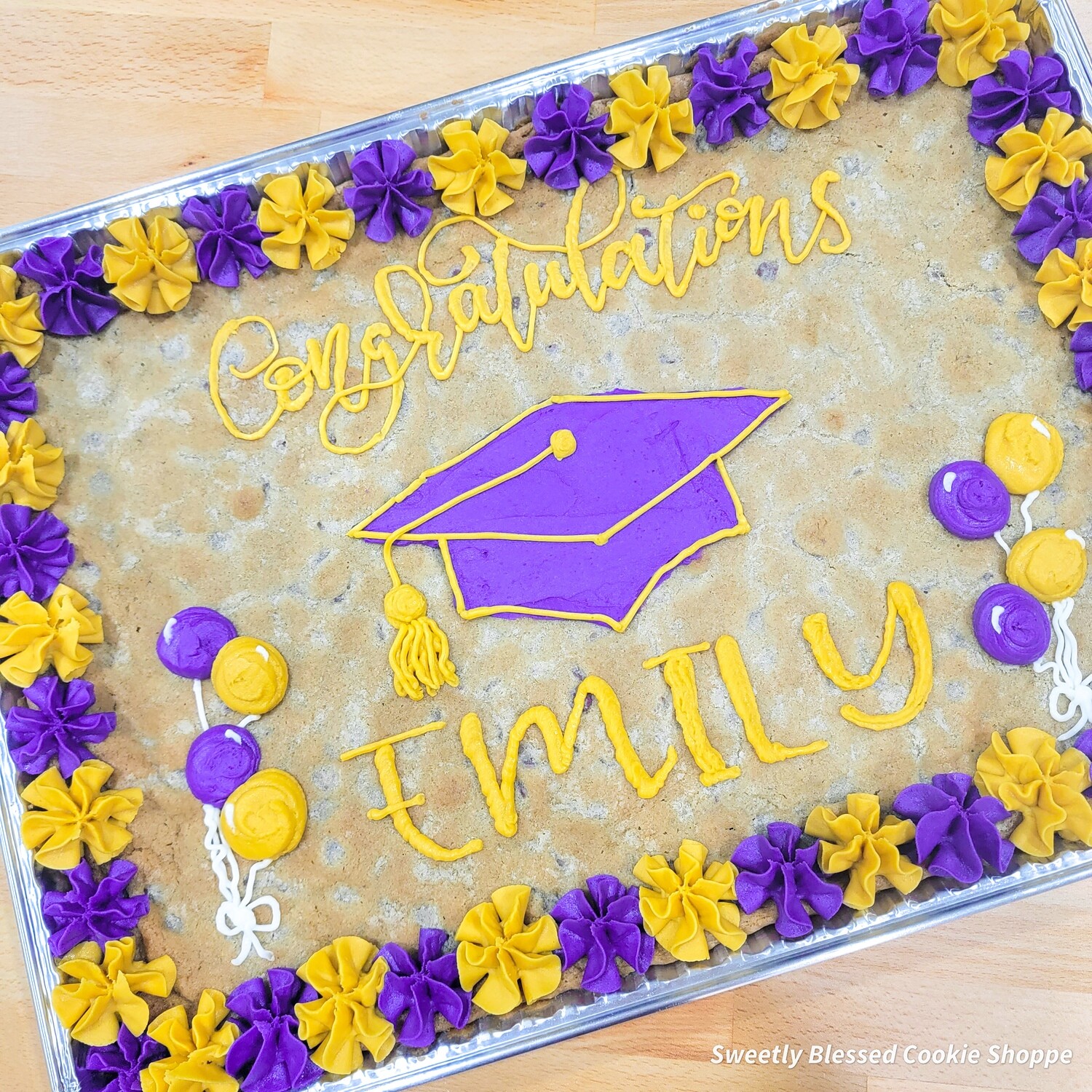 Graduation Cookie Cake