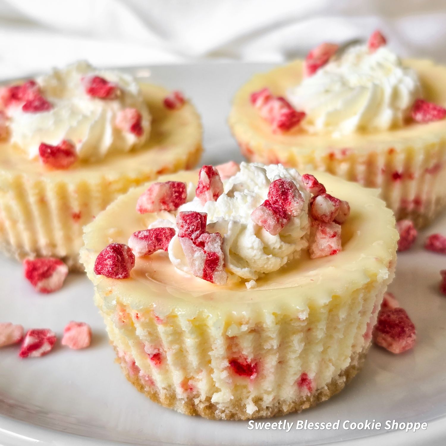 White Chocolate Peppermint Cheesecake