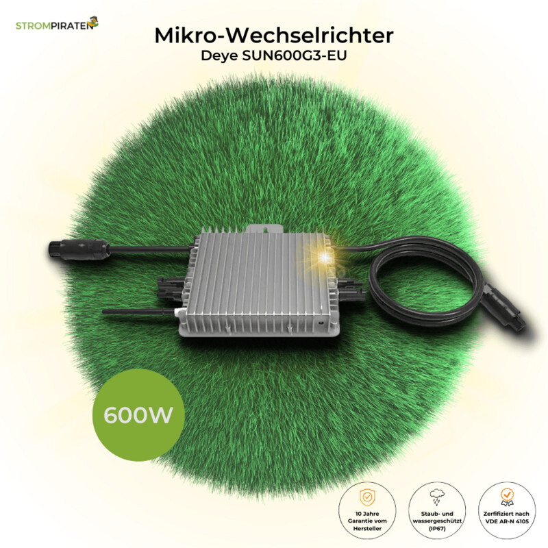Deye SUN 600G3-EU Wechselrichter inkl. Relais