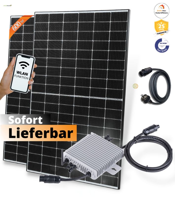 Balkonkraftwerk 600W☀️ (760Wp) Balkonkraftwerk 600W☀️ (760Wp)