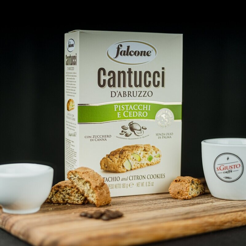 Cantuccini Pistacchi e Cedero | Citron Cookies | Falcone Cantuccini Pistacchi e Cedero | Citron Cookies | Falcone
