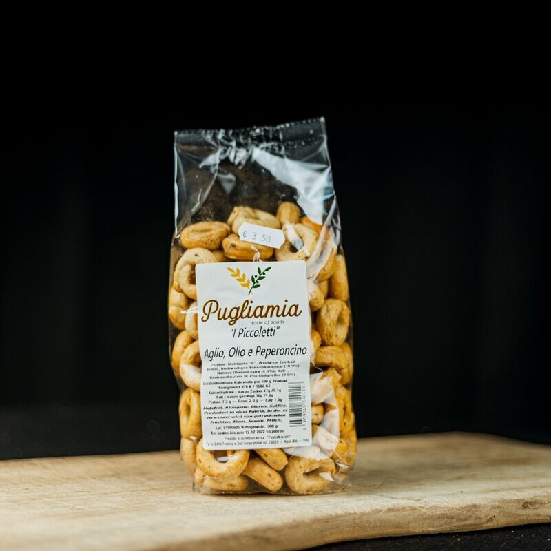 Tarallini | Aglio, Olio e Peperoncino | Pugliamia Tarallini | Aglio, Olio e Peperoncino | Pugliamia