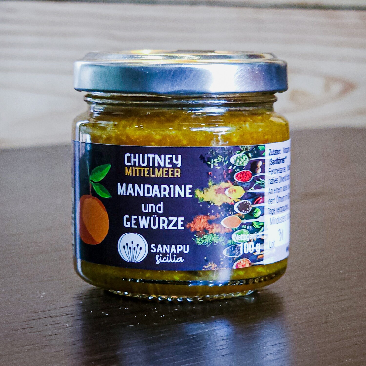 SANAPU Sicilia Chutney - Mandarine & Gewürze