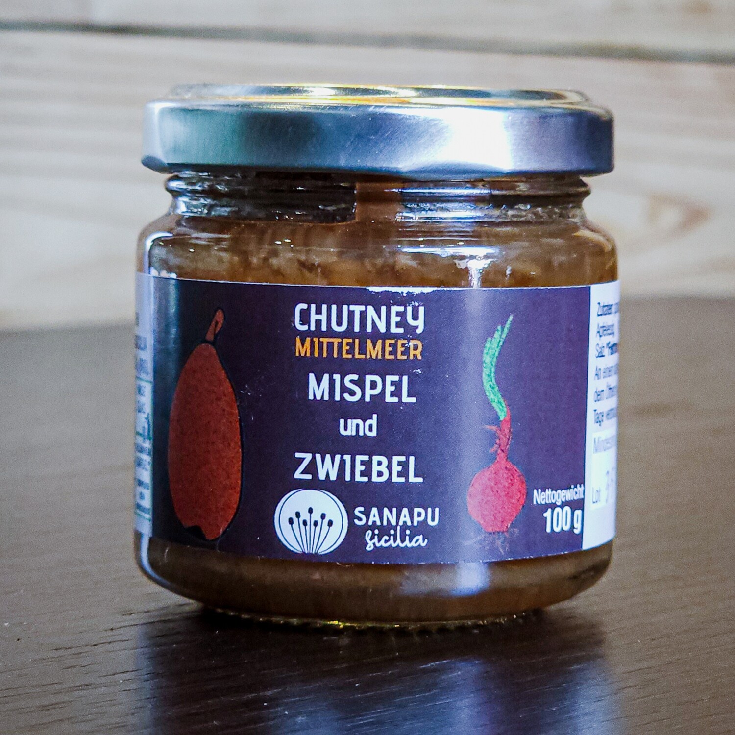 SANAPU Sicilia Chutney - Mispel & Zwiebel