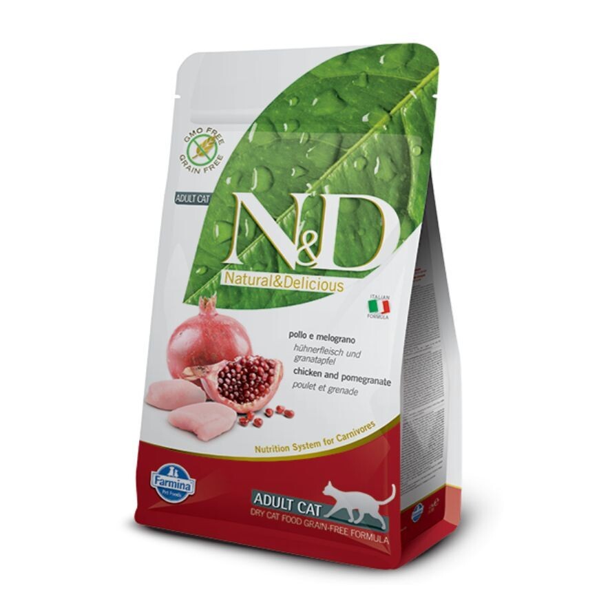 N&D CAT GRAIN FREE CHICKEN POMEGRANATE ADULT