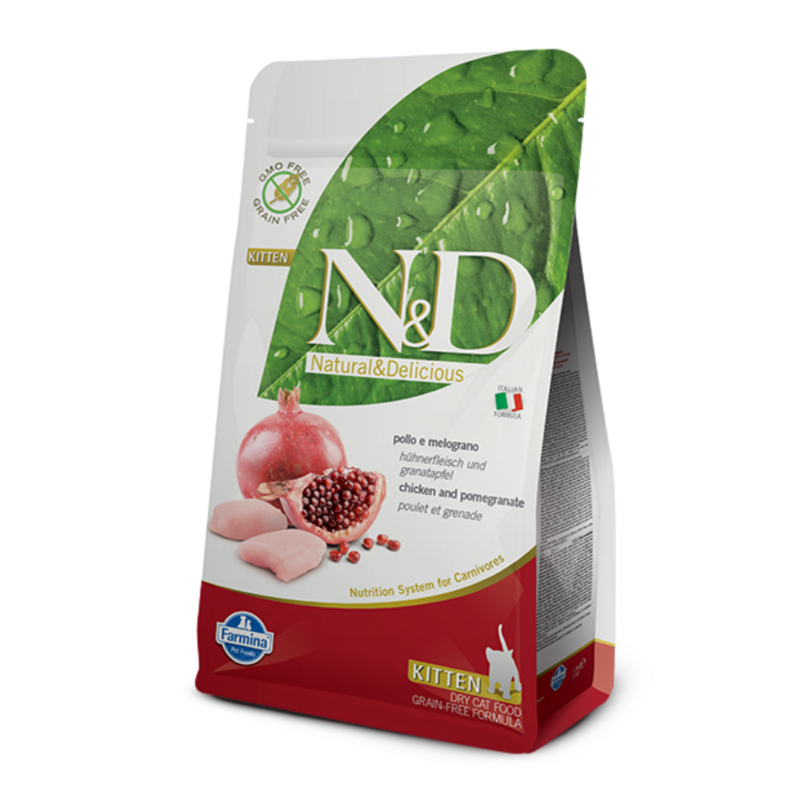N&D CAT GRAIN FREE CHICKEN POMEGRANATE KITTEN