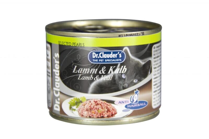 Dr.Clauder's Selected Pearls Jērs un Teļs (AntiHairball) 200g