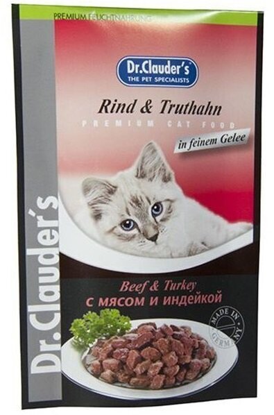 Dr.Clauder's High Premium Liellops un Tītars 100g