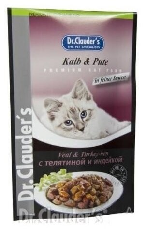 Dr.Clauder's High Premium Teļš un Tītars 100g