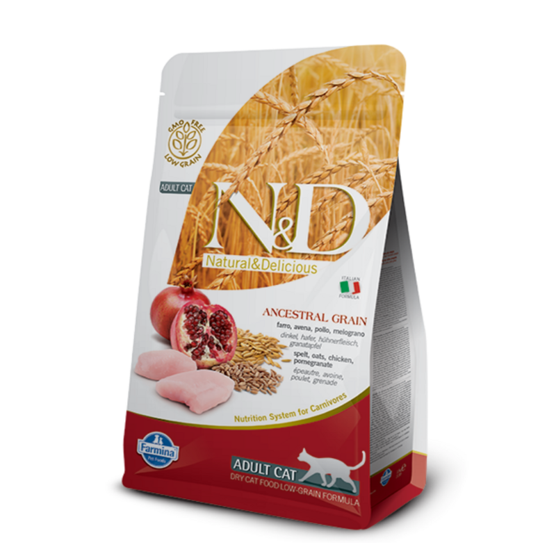 N&D CAT LOW GRAIN CHICKEN POMEGRANATE